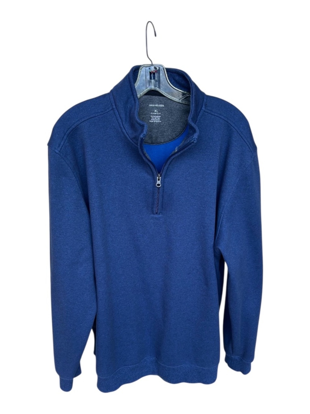 Men's Van Heusen Blue Pullover-Size XL